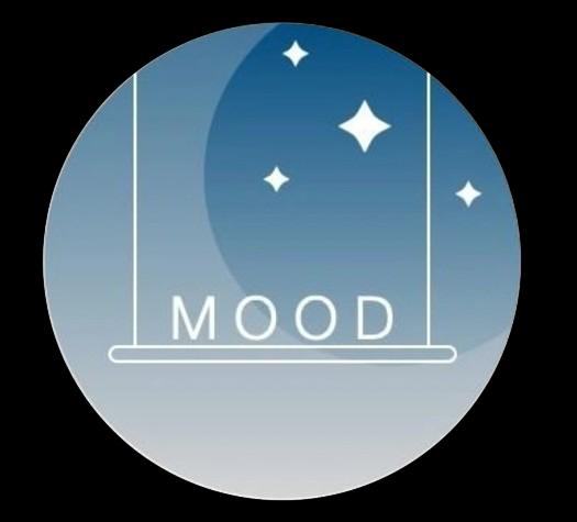 Second Mood Swing logo — night sky circle